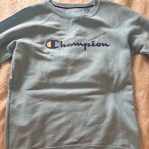 Unisex Light Blue Champion Sweatshirt Sweater 🩵